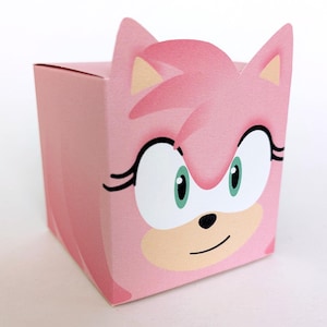 Scatola per dolcetti a forma di riccio di Amy Rose - fai da te stampabile