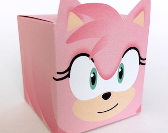 Amy Rose Hedgehog Treat Box - DIY Printable