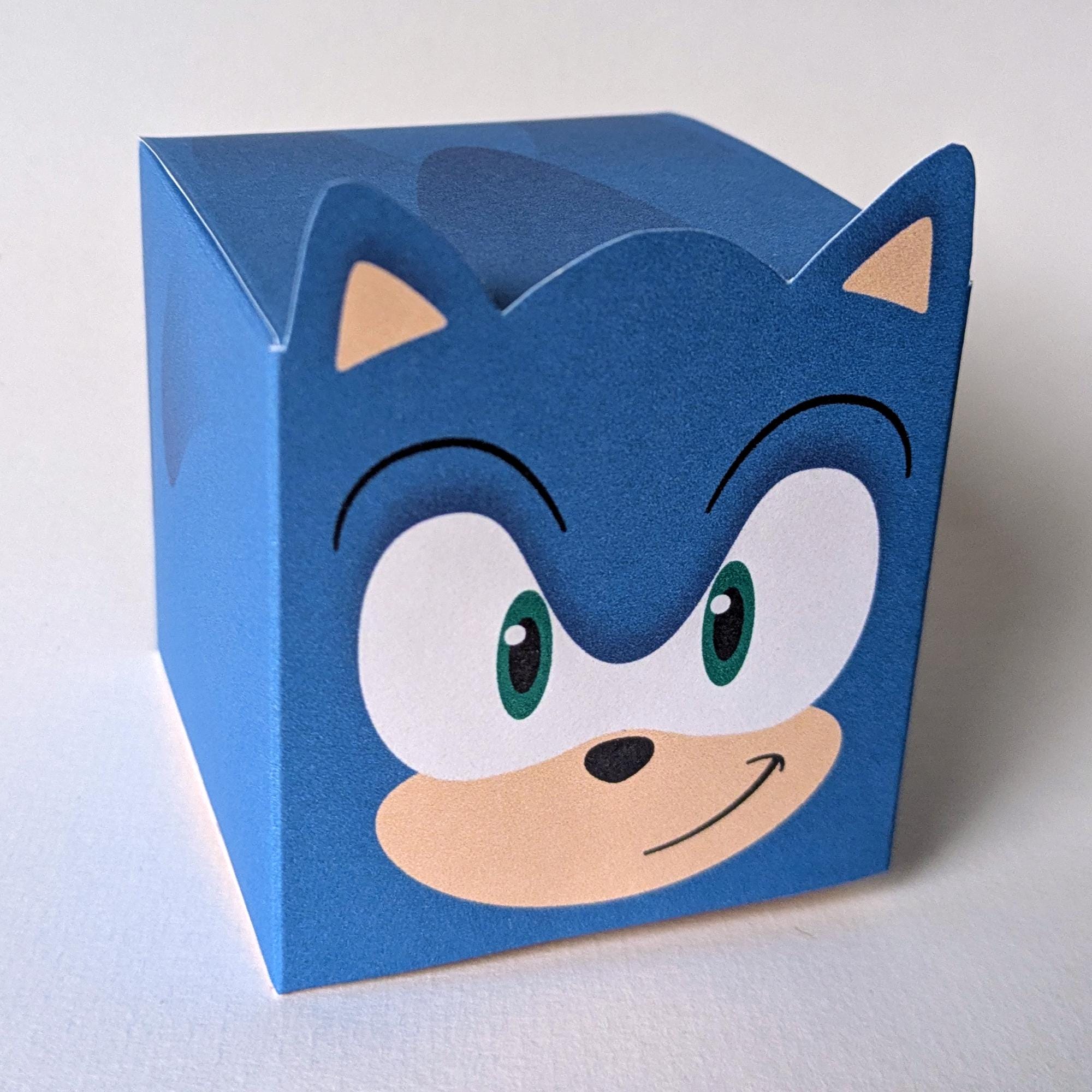 Sonic Hedgehog Treat Box - DIY Printable - Etsy UK