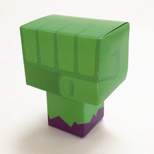 Caja de regalo de Hulk: imprimible para hacer tú mismo
