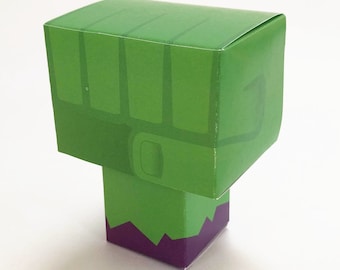 Hulk Leckerli Box - DIY Printable