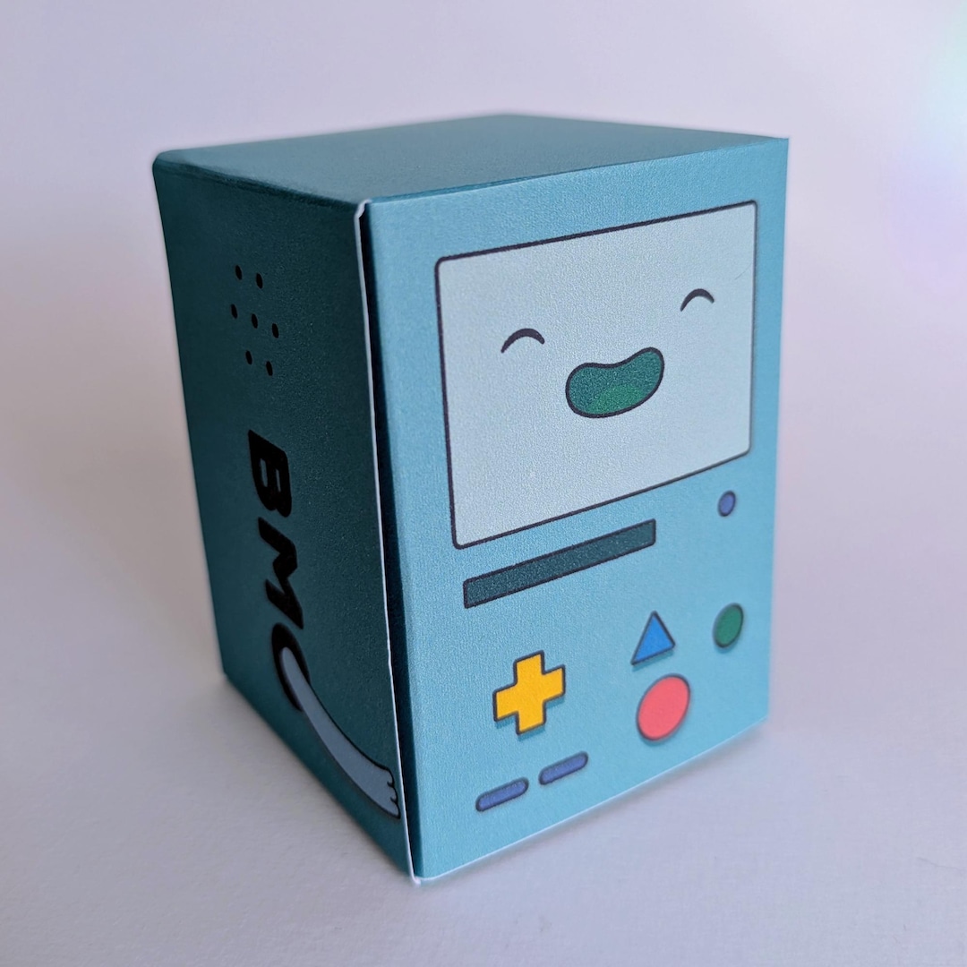 Adventure Time BMO Treat Box - DIY Printable - Etsy Adventure Time BMO Treat Box - DIY Printable - Etsy