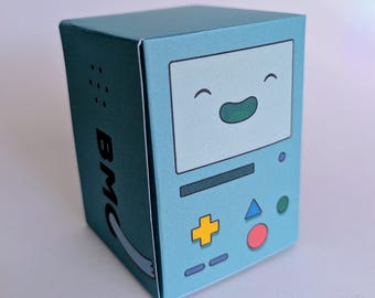 Adventure Time BMO Treat Box DIY Printable