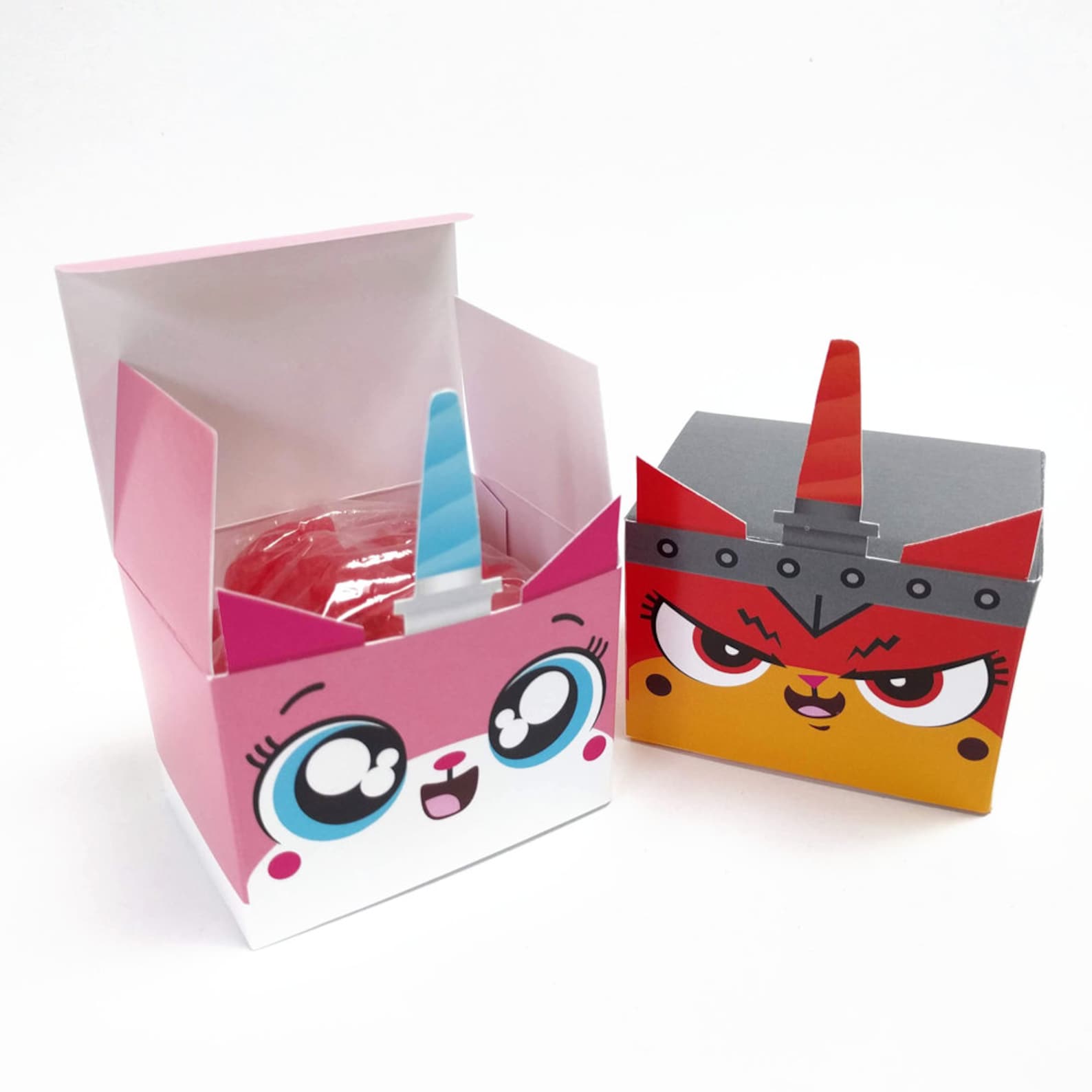 Unikitty And Ultrakatty Treat Box DIY Printable Etsy