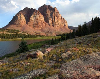 Red Castle Lake Photograph: High Uinta Mountains Landscape Art
