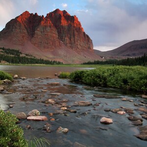 Uinta Mountains Sunset: Utah Landscape Photography Art Print