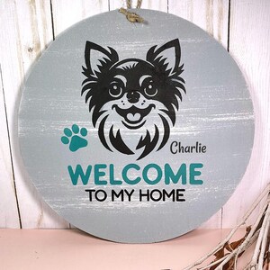 Custom Chihuahua Name Sign - Painted Pet Lover Gift