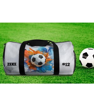 Custom Teens Soccer Bag Kids Sports Duffel Boys Gift Idea Back pack Kid Gym Bag Team Sport Gear Customized Ball Workout Gift Ideas