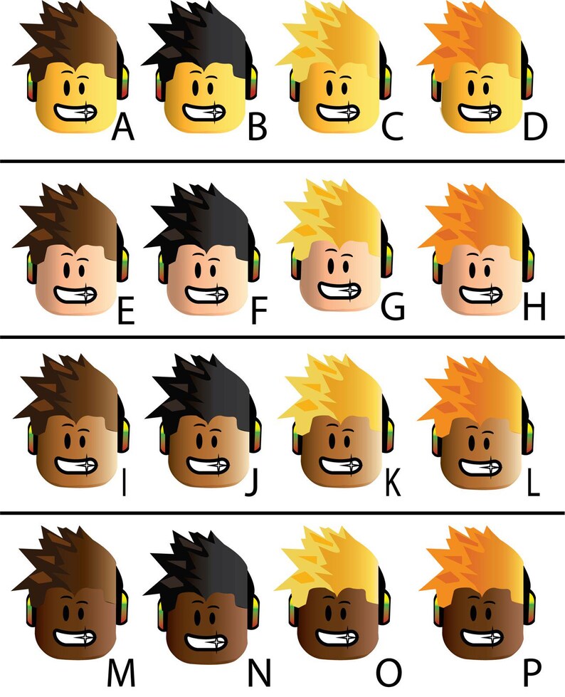 Pu&ograve; includere: Una griglia di 16 avatar di cartoni animati con diversi stili di capelli e tonalit&agrave; della pelle. Ogni avatar indossa cuffie e ha un'espressione sorridente.
