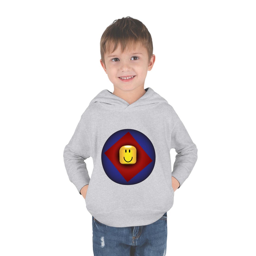 Customizable Roblox Noob Avatar Kids Hoodie Toddler Pullover Fleece