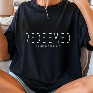 Redeemed T-Shirt: Bible Verse Christian Apparel