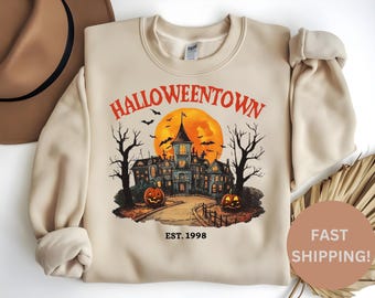 Halloweentown University Sweatshirt: Retro Halloween Apparel