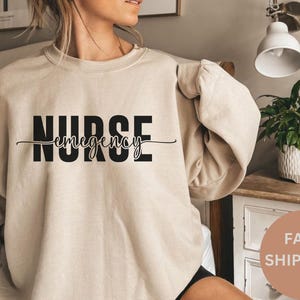 Krankenschwester-Sweatshirt: ER Pflegeheim Held Geschenk