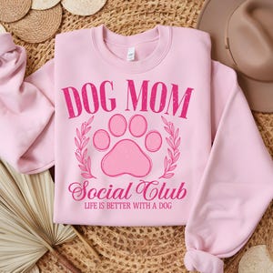 Dog Mom Sweatshirts - Custom Dog Mom Shirt - Dog Mom Shirts - Womens Sweatshirts - Dog Mom Tshirt - Dog Mom Gift - Dog Mom Tee - New Dog Mom