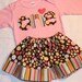 Pamela Martyn reviewed Girls First Birthday Pink and Brown Polkadot Set - 12-18 month ONE birthday long sleeved shirt and matching skirt