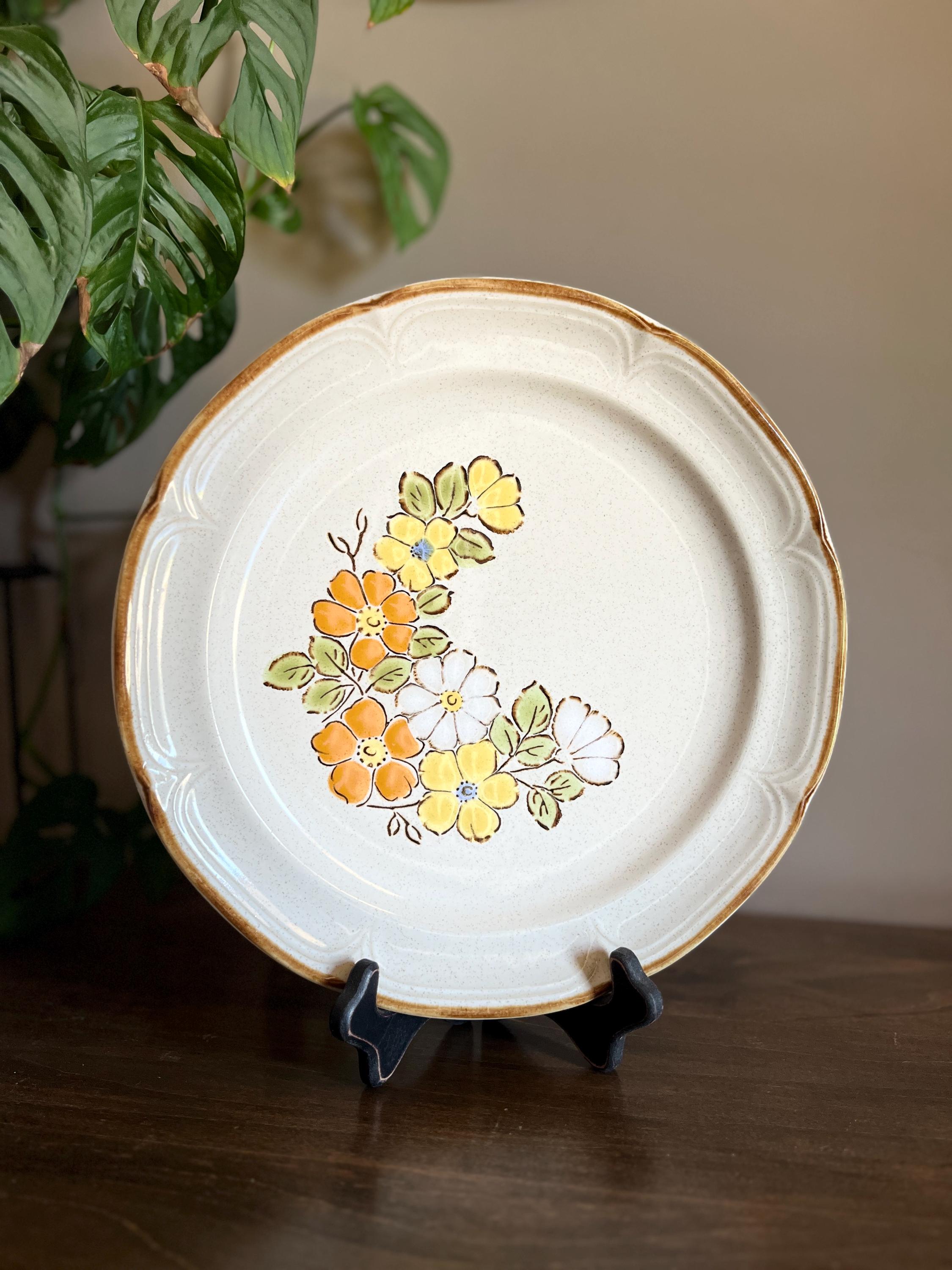 Countryside Stoneware Collection Plates - Etsy
