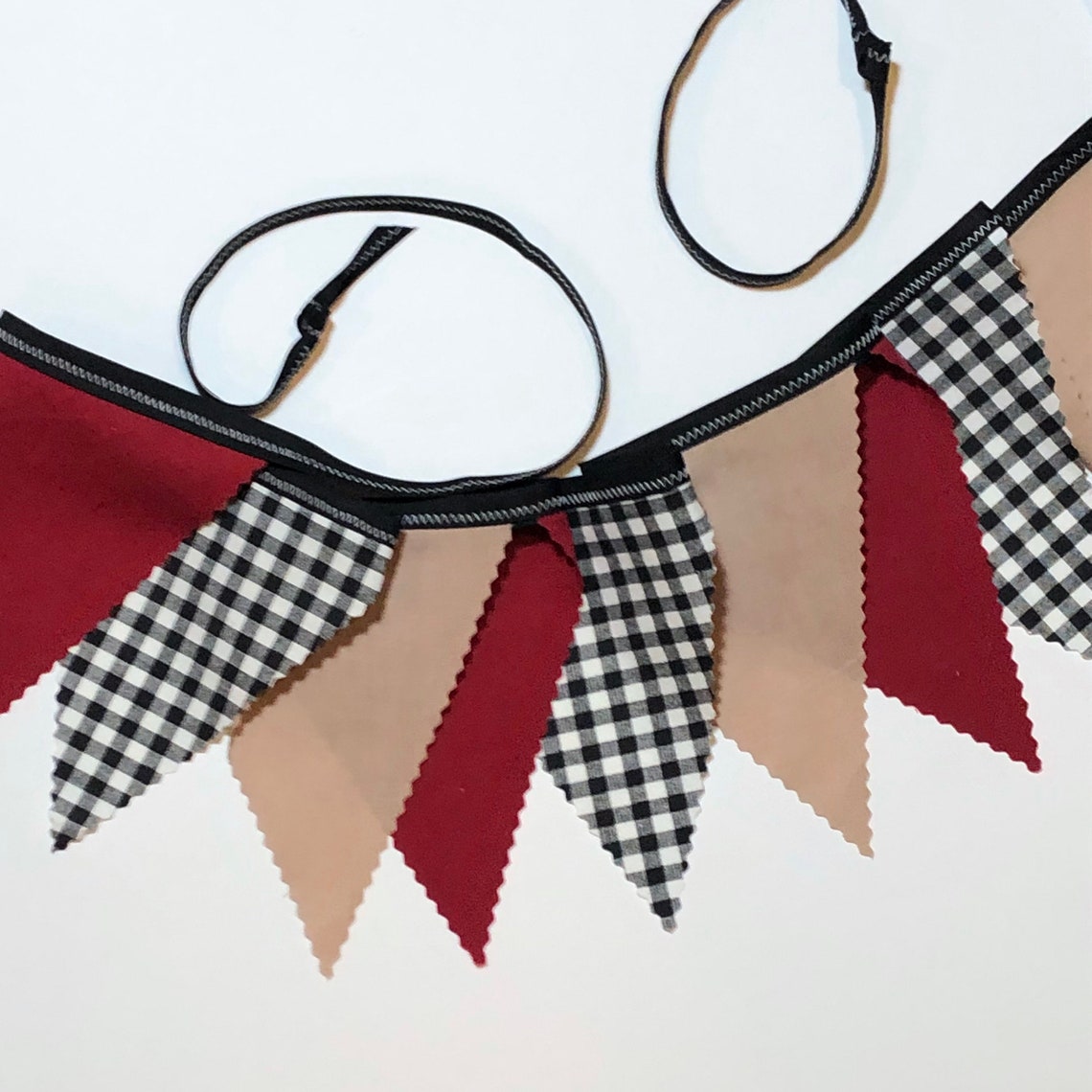 Buffalo Check Pennant Bunting Red Black White Tan Birthday Etsy buffalo-check-pennant-bunting-red-black-white-tan-birthday-etsy