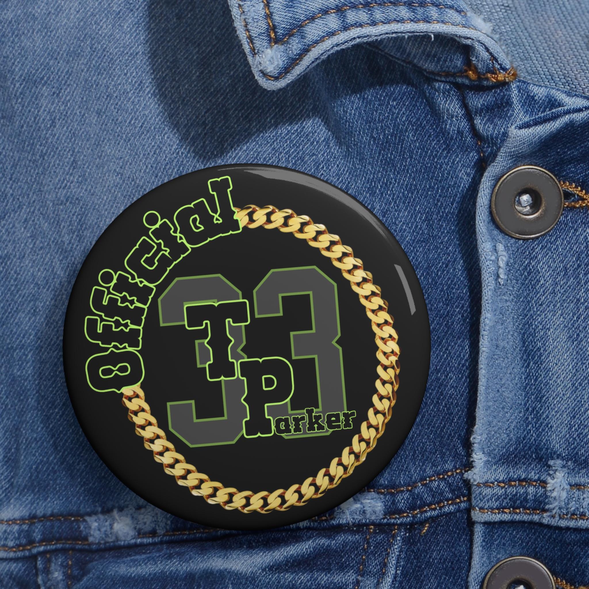 Custom Pin Buttons T Parker 33 Professional Bull Rider | Tristin Parker ...