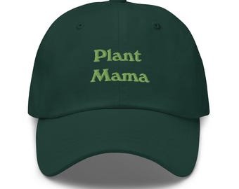 Plant Mama Hat Sombrero de papá / Plant Mom Gift Ideas / Plant Mom Accesorios / Plant Mama Cap / Plant Lover Gifts