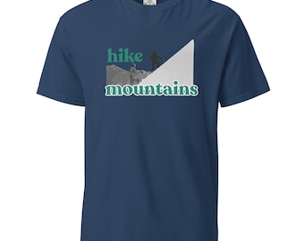 T-shirt Hike Mountains - wandelcadeau - wandelt-shirt - cadeau voor buitenliefhebber