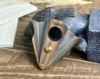 Tagliasigari personalizzato per regali per gli sposi, tagliasigari personalizzato con incisione e nome, regalo unico per il padre, regali di anniversario per il marito