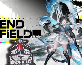 Arknights: Endfield - Parches de moral de Endfield Industries / Personal especial Chen Qianyu - Insignias para cosplay, bolsos y verdaderos fans