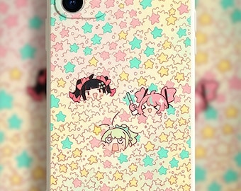 Funda para teléfono de anime - Mar de flores / Honkai Star Rail, ZZZ / Cubierta floral en blanco y negro
