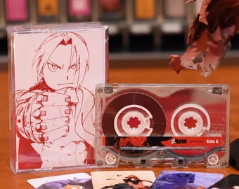 Fullmetal Alchemist & Brotherhood Inspired Custom Cassette Tape | Fan-Made Sleeve Edition | Record-Your-Own Mix