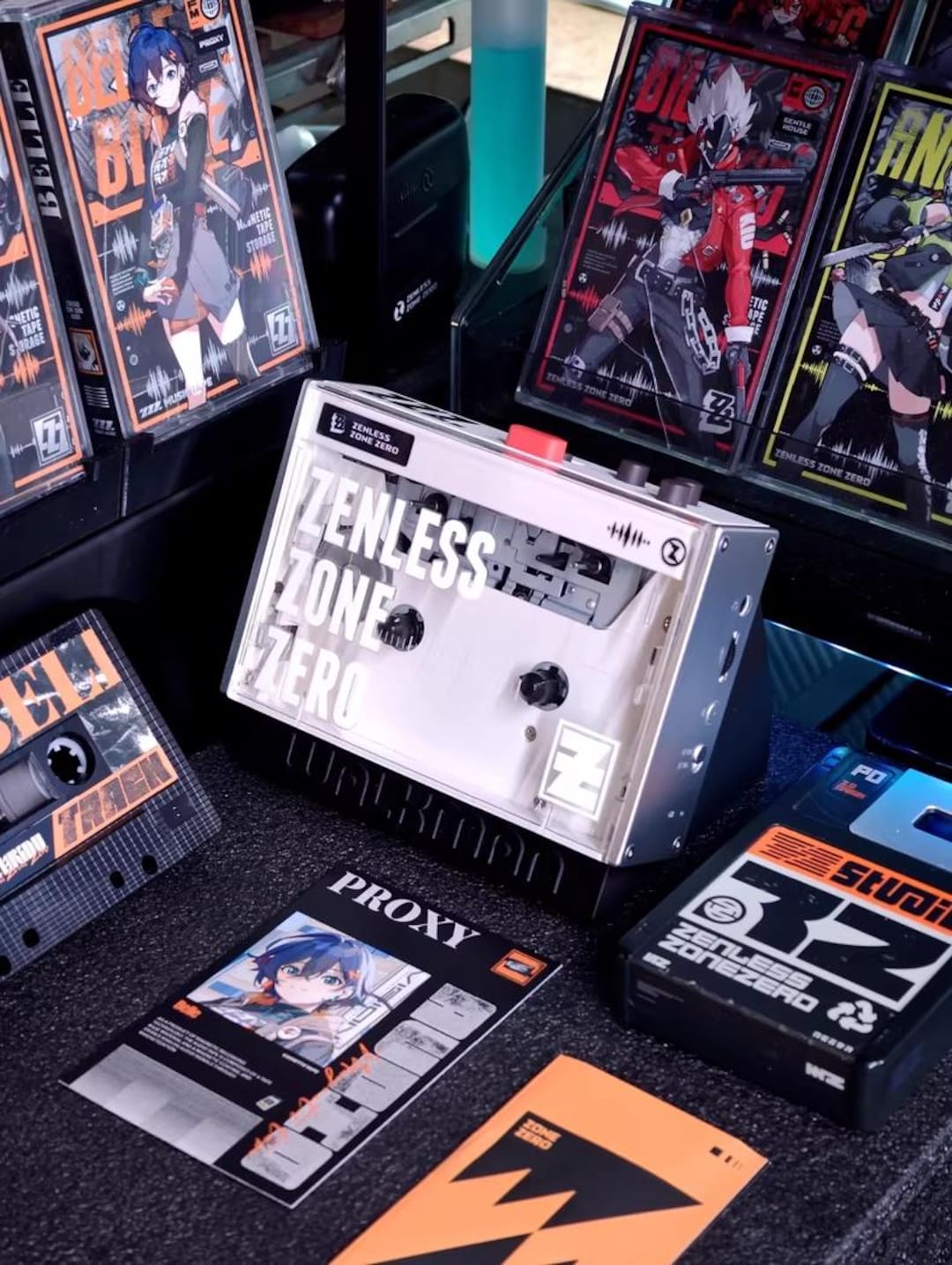 Zenless Zone Zero Cassette Tape Player, Retro Music, Portable