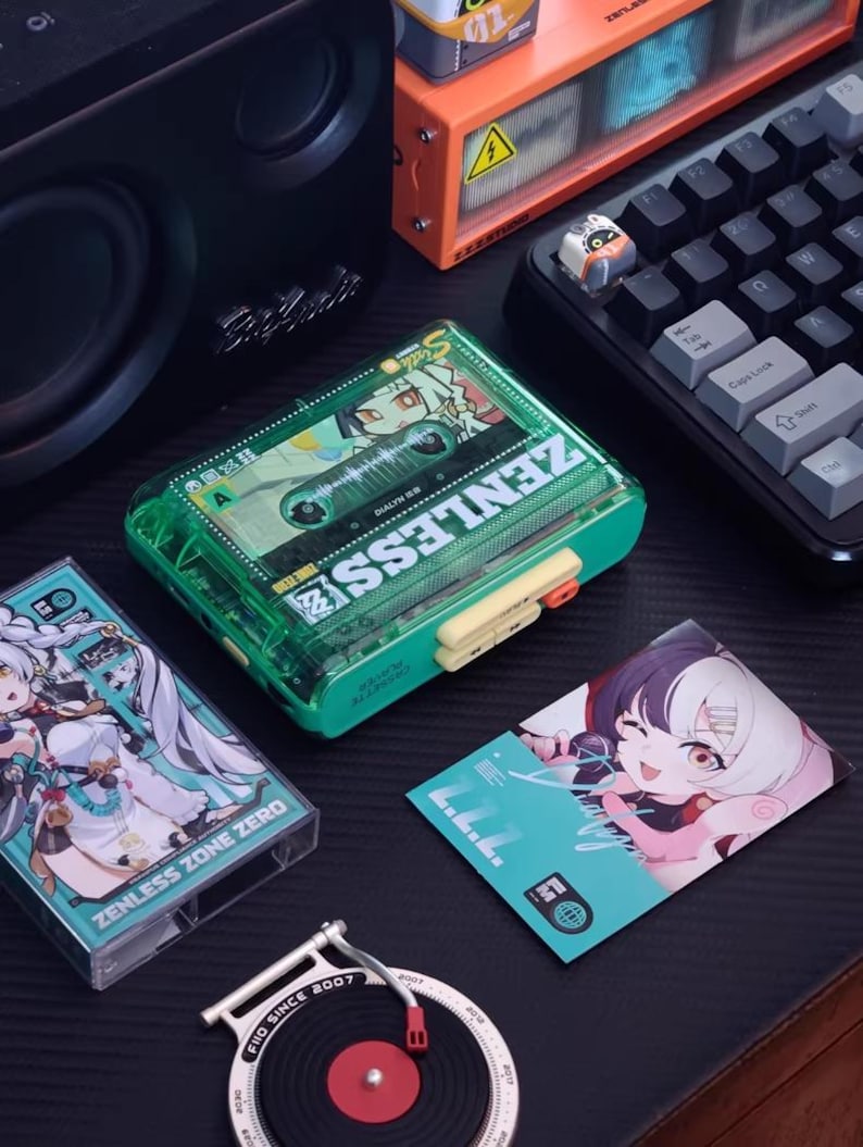 H.A.P. Portable Cassette Tape Player Zenless Zone Zero - PandaW10I, Retro Music, Vintage Portable Cassette Player, Gift for Gamer, ZZZ Merch image 7