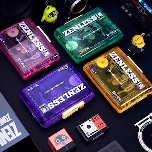 H.A.P. Bärbar kassettbandspelare Zenless Zone Zero - PandaW10I, Retromusik, Vintage bärbar kassettbandspelare, Present till spelare, ZZZ Merch