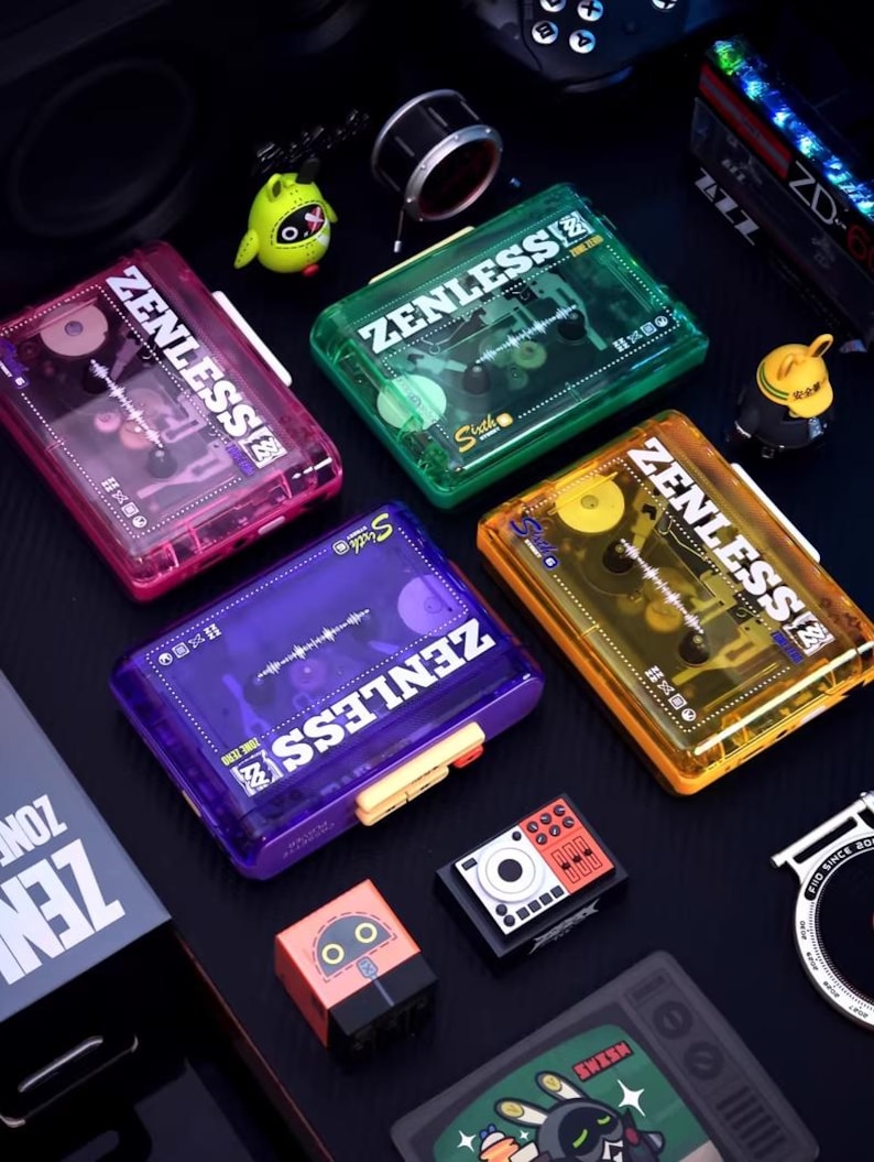 H.A.P. Portable Cassette Tape Player Zenless Zone Zero - PandaW10I, Retro Music, Vintage Portable Cassette Player, Gift for Gamer, ZZZ Merch image 1
