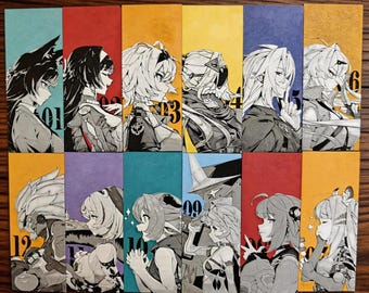 Marcapáginas Zenless Zone Zero, imán de nevera ZZZ impreso en 3D, accesorio de juego de anime, diseño de relieve único, regalo de fan art, serie de calendarios