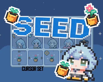 Zona cero sin zen - Conjunto de cursores SEED / Ángeles de la ilusión / Arte digital / Solo para Windows / Pixel art / Cursores de ratón / Cursores de PC