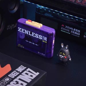 H.A.P. Portable Cassette Tape Player Zenless Zone Zero - PandaW10I, Retro Music, Vintage Portable Cassette Player, Gift for Gamer, ZZZ Merch Ether Anomaly