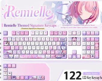 Zenless Zone Zero Keycap Set - Remielle 122 Keys Custom Set | Cherry Profile