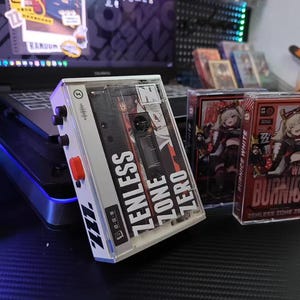 Reproductor de casetes Zenless Zone Zero, música retro, reproductor de casetes portátil
