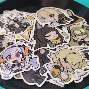 Zenless zone zero Stickers Pack | Kawaii Vintage Cartoon Character Decals for Laptop, Waterproof Vinyl Gifts, Otaku Gift