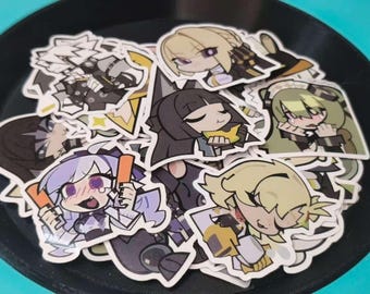 Paquete de pegatinas Zenless Zone Zero / Calcomanías de personajes de dibujos animados vintage Kawaii para laptop, regalos de vinilo impermeables, regalo para otakus