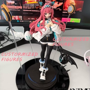 Custom Anime Clay Figure from Your Picture | Handmade 3D Character Replica | Unique Gift for Gamers | KSSCraftedAnime