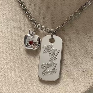 Love and Deepspace Caleb When U Come Back Pendant -  925 Sterling Silver Customizable Character  Gift for Gamers & Fans | Caleb Necklace