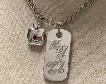 Love and Deepspace Caleb When U Come Back Pendant -  925 Sterling Silver Customizable Character  Gift for Gamers & Fans | Caleb Necklace