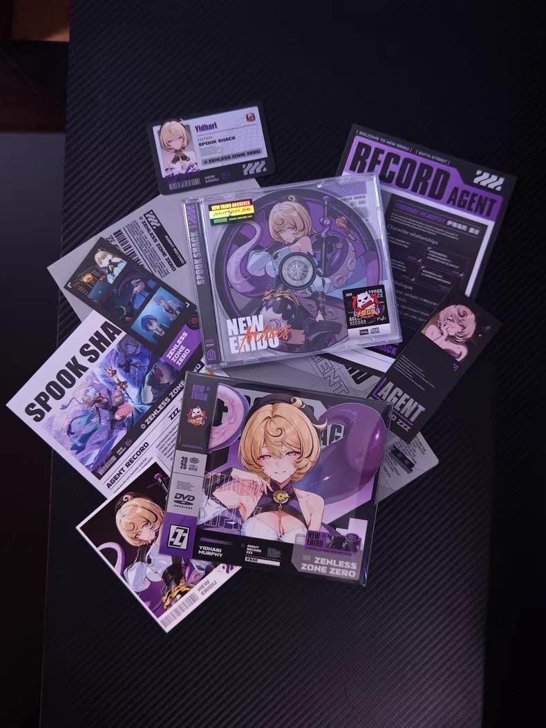Zenless Zone Zero Agent Archive CD/DVD Collector's Set | Fan-made