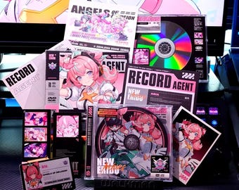 Zenless Zone Zero Agent Archive CD/DVD Collector's Set | Fan-Made NFC id card + Exclusive Documents | zzz Memorabilia Gift