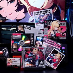 Set de coleccionista de CD/DVD de Zenless Zone Zero Agent Archive / Tarjeta de identificación NFC hecha por fans + Documentos exclusivos / Regalo de recuerdos de zzz