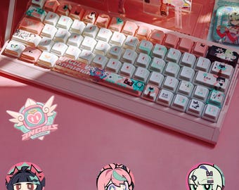 Zenless Zone Zero Keycap Set - Angels of Delusion 108 Keys Custom Set | Cherry Profile
