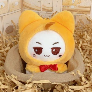 Infinity Nikki Momo Plush | Infinity Nikki Keychain | Cute Anime Game Character Accessory | Kawaii Gift for Gamers & Fans