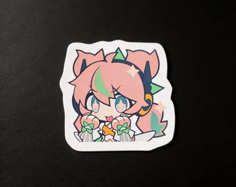 Zenless zone zero Angels of Delusion Bundle ,Chibi Anime Stickers Pack | Kawaii Vintage Cartoon Character Decals for Laptop, Sunna, Aria