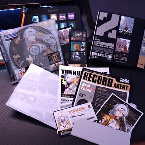 Conjunto de CD/DVD de colección de Zenless Zone Zero Agent Archive / Tarjeta de identificación NFC creada por un fan + Documentos exclusivos / Regalo de recuerdo zzz