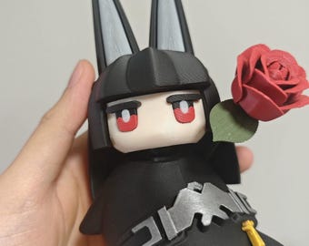 Miyaboo 3D Printed Figure | Hoshimi Miyabi Bangboo Inspired Magnetic Doll | Movable Head & Hair | ZZZ Desk Collectible Gift